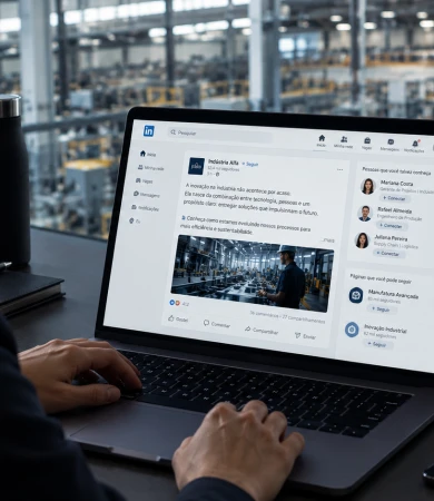 A indústria no LinkedIn: de presença a pipeline